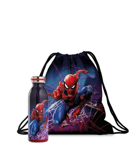 Комплект чанта и термобутилка egan marvel спайдър-мен