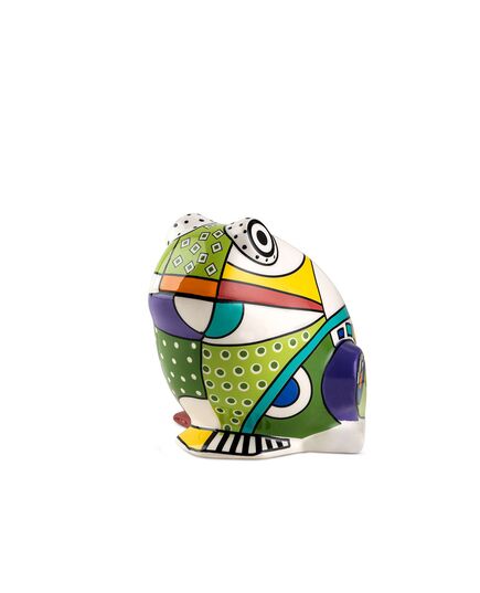 Керамична декоративна фигура egan wara 14х12 см жаба