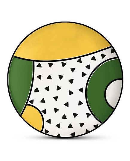 Плато за сервиране egan wara 30.5 см зелено, керамика