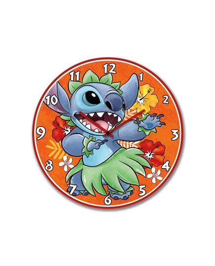 Стенен часовник disney stitch 35 см оранжев