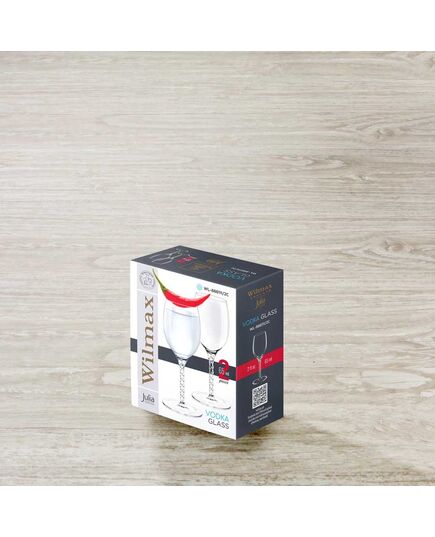 Чаши за аперитив wilmax crystallite 65 мл 2 броя