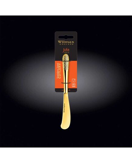 Нож за масло wilmax diamond / julia 17 см златист цвят