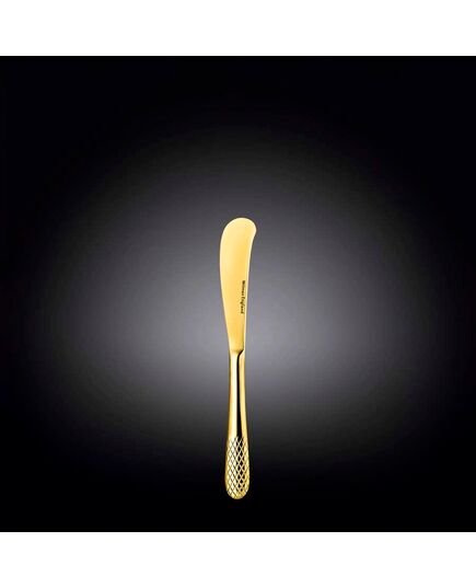 Нож за масло wilmax diamond / julia 17 см златист цвят