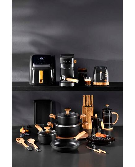 Комплект 3 броя ножове bergner charcoal мултифункционални
