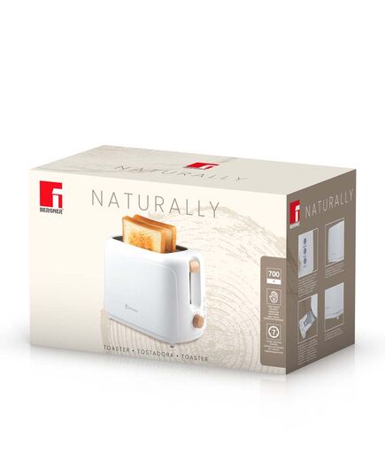 Тостер bergner naturally 700 w