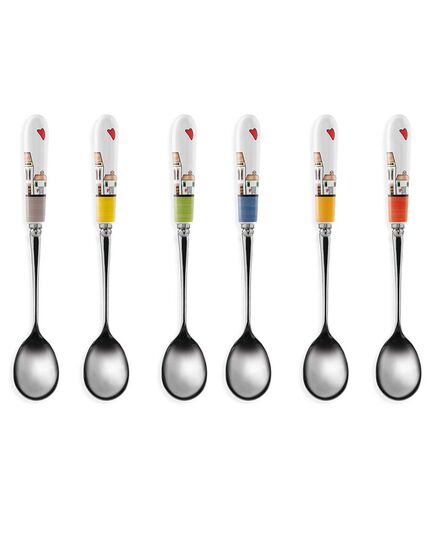 Комплект 6 броя десертни лъжици egan le casette