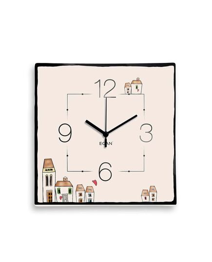 Стенен часовник egan le casette 31х31 см
