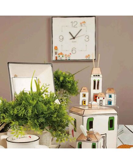 Стенен часовник egan le casette 31х31 см