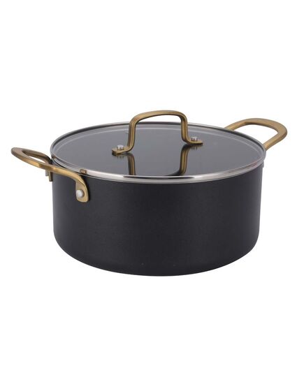 Тенджера peterhof diamond 20 cм с капак пресован алуминий