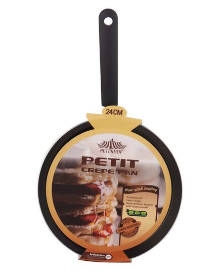 Тиган за палачинки peterhof petit  brown 24 cм пресован алуминий