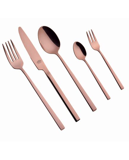 Прибори за хранене peterhof serena 30 части розово-златисто