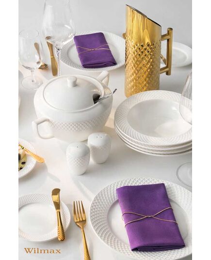 Нож за масло wilmax diamond / julia 17 см златист цвят