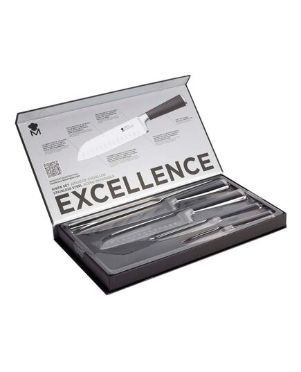 Комплект 4 ножа masterpro excellence неръждаема стомана