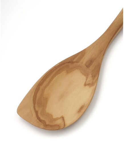 Дървена лъжица с ръб stellar olive wood