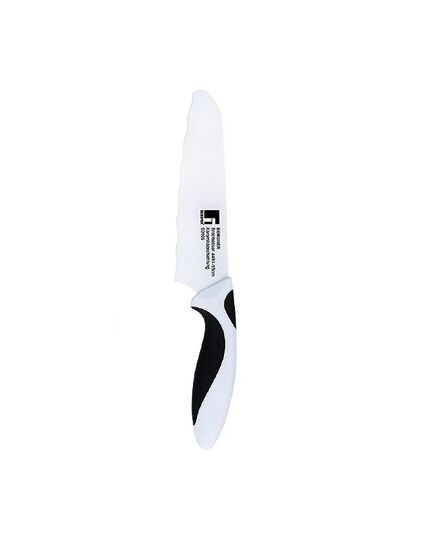 Нож за хляб с керамично покритие bergner black&white 15 см