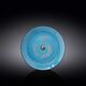 Десертна чиния wilmax spiral blue 20.5см