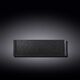 Правоъгълно плато wilmax slatestone black, 30х9.5см