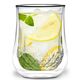 Комплект 2 броя двустенни чаши за вода vialli design diamante 300ml