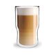 Комплект 6 броя двустенни чаши за лате vialli design bolla 350ml