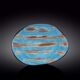 Основна чиния wilmax scratch blue 33х24.5см