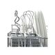 Миксер bosch 450 w white/grey