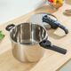 Тенджера под налягане tefal secure trendy 8l tefal aqua blu