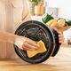 Уред за здравословно готвене tefal extra crisp lid black ee