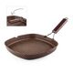Тиган грил muhler mia mr-2819m 28x28cm, шоколад