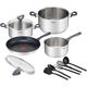 Комплект тигани и тенджери, tefal daily cook set 11 части