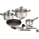 Комплект тигани и тенджери, tefal daily cook set 11 части