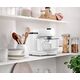 Кухненски робот bosch kitchen machine mum serie 2, 700 w, tritan bowl 3.8 l, 3d planetarymixing, 4 speeds, pastry set, white