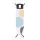 Маса за гладене brabantia b 124x38cm с масивна поставка за ютия, perfectflow spring bubbles