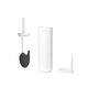 Четка за тоалетна със стойка brabantia mindset mineral fresh white