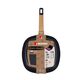 Грил тиган bergner earth black 28см