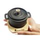 Мини тенджера с подложка masterpro cook & share 10х13х4.1см чугун