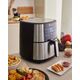 Фритюрник с горещ въздух masterpro rocket 600 1800w 6л. 8 функции