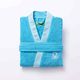 Халат за баня benetton summer  l/xl син с лента жакард