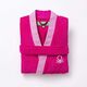 Халат за баня benetton summer  l/xl лилав с лента жакард