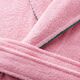 Халат за баня benetton fruits l/xl розов, апликация ябълки