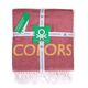Одеяло с две лица benetton rainbow 140х190см розово и жълто