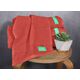 Комплект 3 бр кърпи benetton rainbow 30х50/50х90/70х140см червени