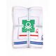 Комплект 3 бр кърпи benetton rainbow 30х50/50х90/70х140см бели лого