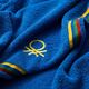 Детско пончо за плаж benetton kids 65х65см синьо