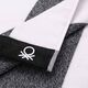 Плажна кърпа benetton black & white 90х160см черно и бяло, памук