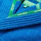 Халат за баня benetton rainbow l/xl син, с качулка