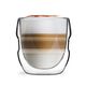 Комплект 2 броя двустенни чаши за лате vialli design sferico 300ml