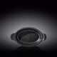 Съд за готвене овал wilmax slatestone black 28х16см/500ml