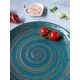 Основна чиния wilmax spiral green 25.5см
