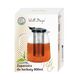 Чайник с цедка боросиликатно стъкло vialli design vita 800ml