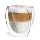 Комплект 2 броя двустенни чаши за лате vialli design cristallo 250ml